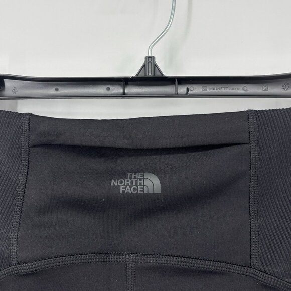 The North Face Dune Sky 9" Tight Biker Shorts Black Pocket Women's Size Medium - Picture 5 of 11